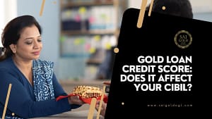 Gold loan impact on credit score and CIBIL score