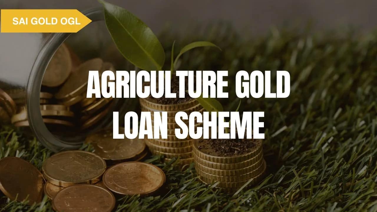 Farmer using agriculture gold loan scheme by pledging gold for farming expenses