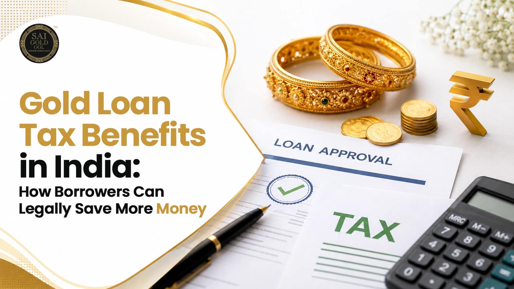 Gold Loan Tax Benefits in India How Borrowers Can Legally Save More Money