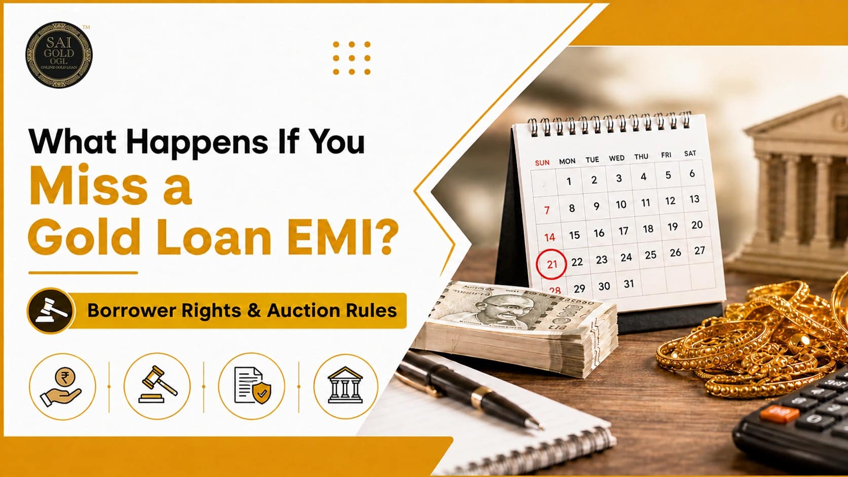 What Happens If You Miss a Gold Loan EMI Borrower Rights & Auction Rules