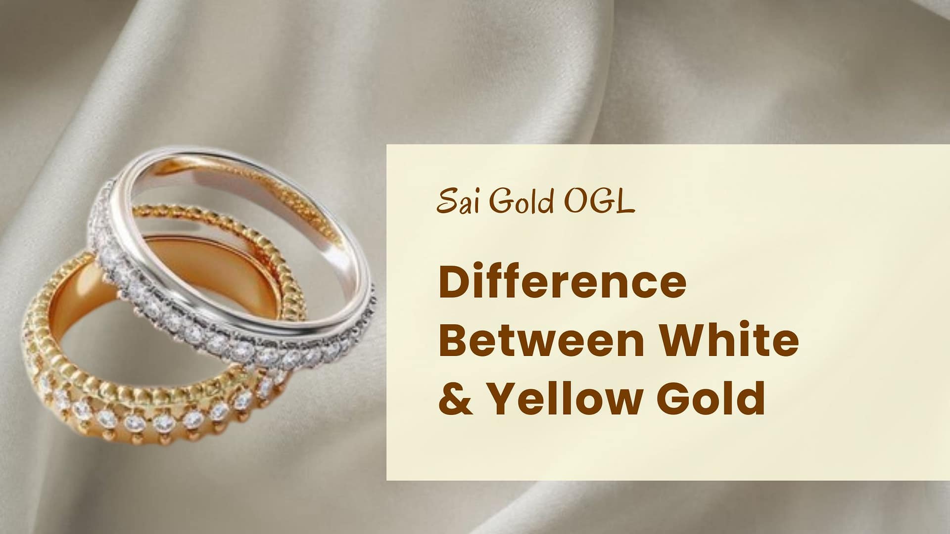 Difference Between White & Yellow Gold