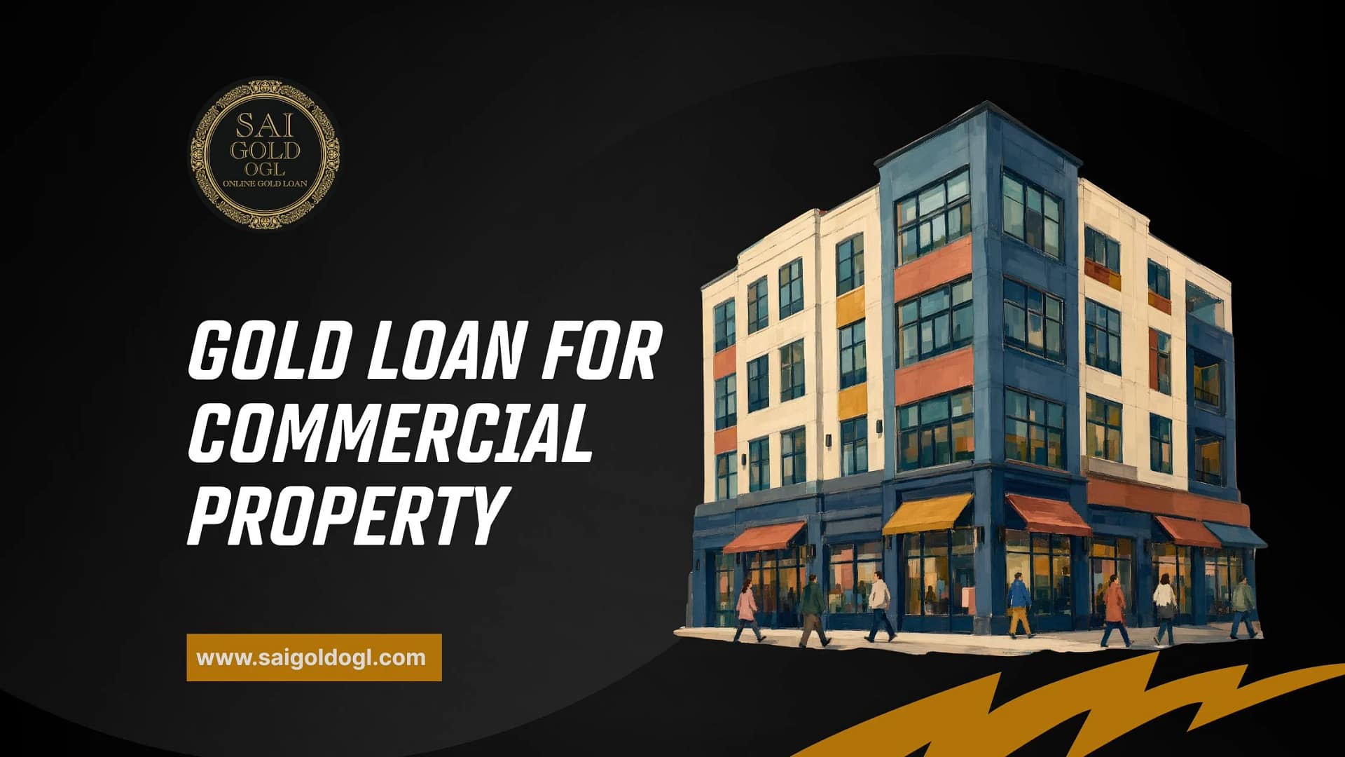 Business owner using a gold loan for commercial property purchase