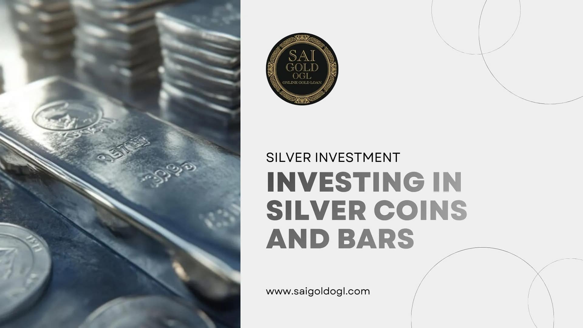 Silver coins and bars for investment in India