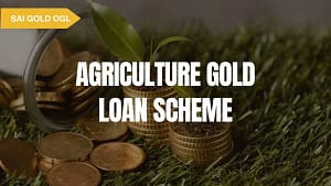 Farmer using agriculture gold loan scheme by pledging gold for farming expenses