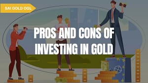 Advantages and disadvantages of investing in gold including benefits, risks, and different gold investment options