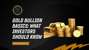 Gold bullion bars and coins for long-term investment