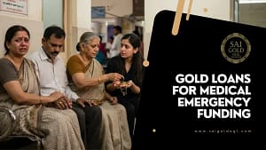 Gold loan for medical emergency funding