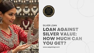 Loan against silver value based on silver weight and purity
