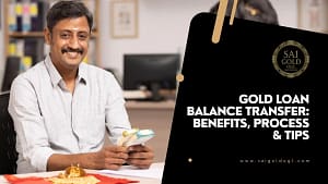 Gold loan balance transfer between lenders in India